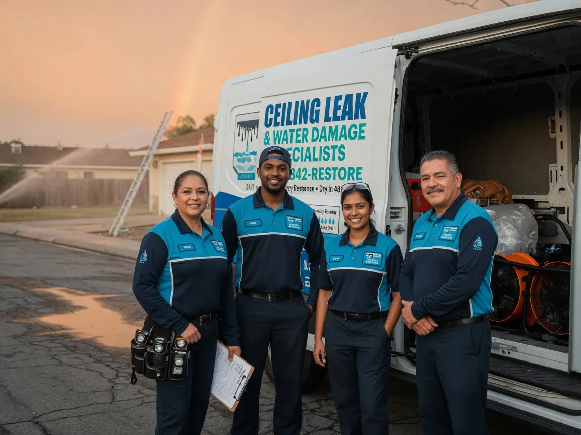 Ceiling Leak Cleanup company in Pelican Lake, WI